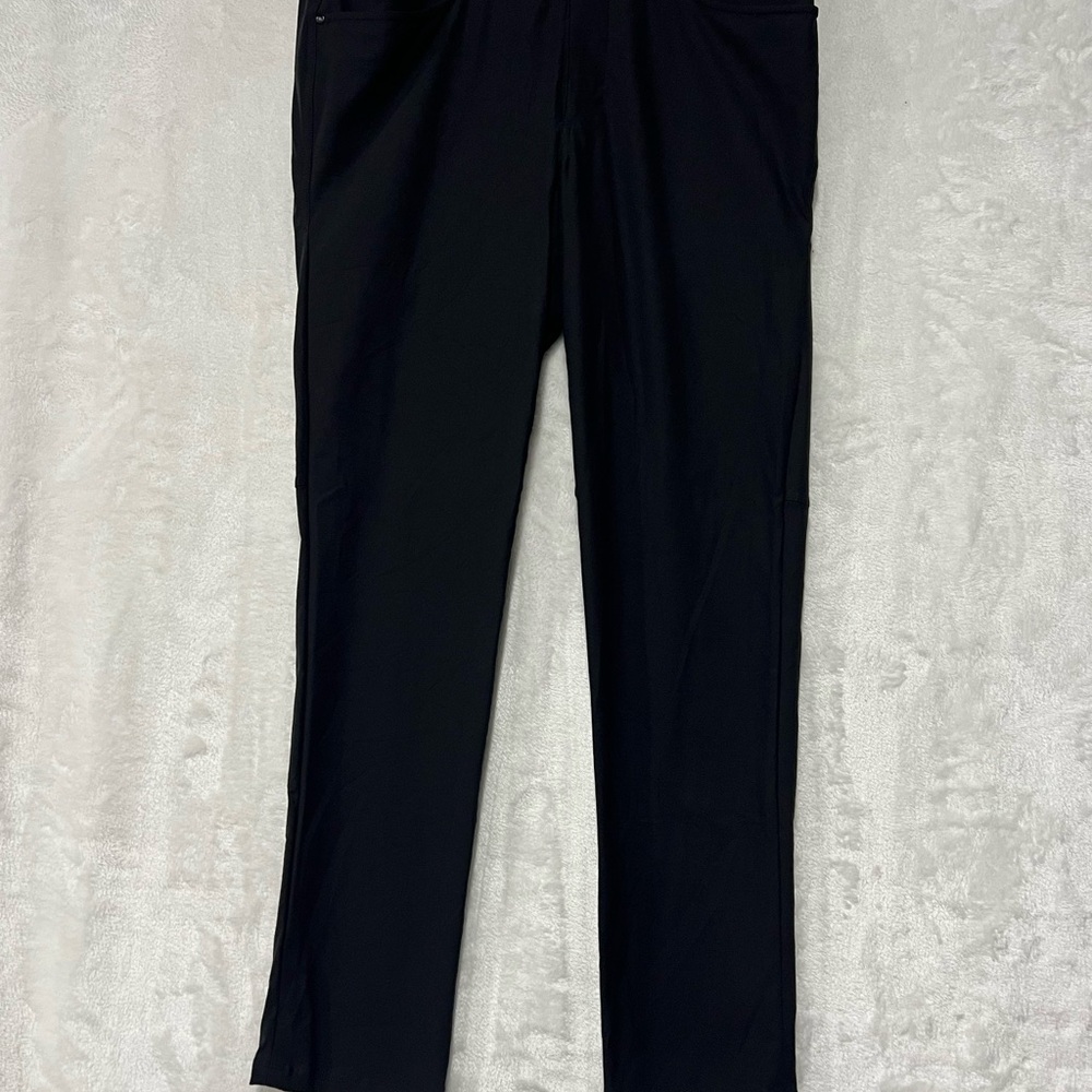 Lululemon Slim Fit ABC Pant 33 x 32 Black Warpstreme NEW with Tags Mens NWT